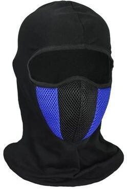 Uplifted Finds Winter Thermal Cycling Face Mask Balaclava Head Cover Windproof Outdoor Sports Headwear blue
