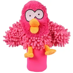 Coockoo Flaschenquietscher 27 cm rosa (Plüschspielzeug Hund), Hundespielzeug