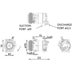 Kompressor Klimaanlage MAHLE ACP 1468 000P für Hyundai I20 I