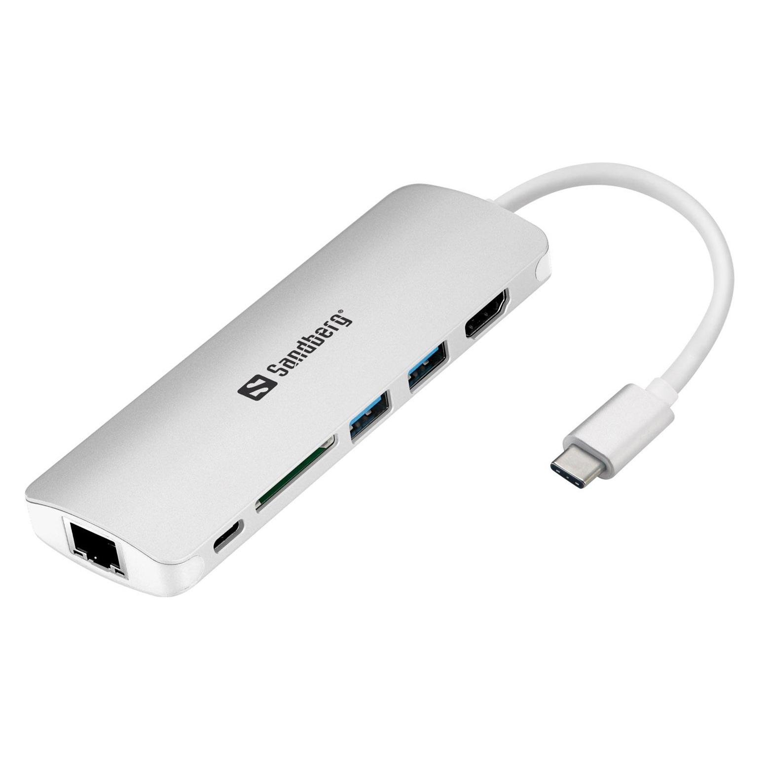 Sandberg USB-C Dock (USB-C, 4 Ports) (136-18)