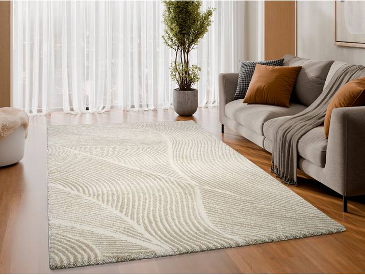 OCI DIE TEPPICHMARKE LIV PATH, auch als Läufer und in Rund rechteckig 20 mm Höhe hochwertiger Design Teppich, pflegeleicht, auch in quadratisch