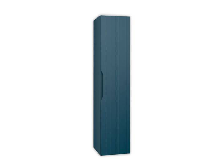 Colonne bain en MDF bleu