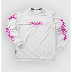 Loose Riders Tribe Long Sleeve Jersey white Gr. S
