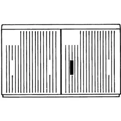 ABB EH3C83S2 Schrank AP Gr.3 875x1445x320 EH3, profiliert mit SHG IP44, IK10 4TBE843179C0100