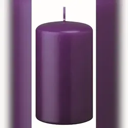Kopschitz Kerzen Kerzen Stumpenkerzen Violett, 150 x 100 mm, 4 Stück