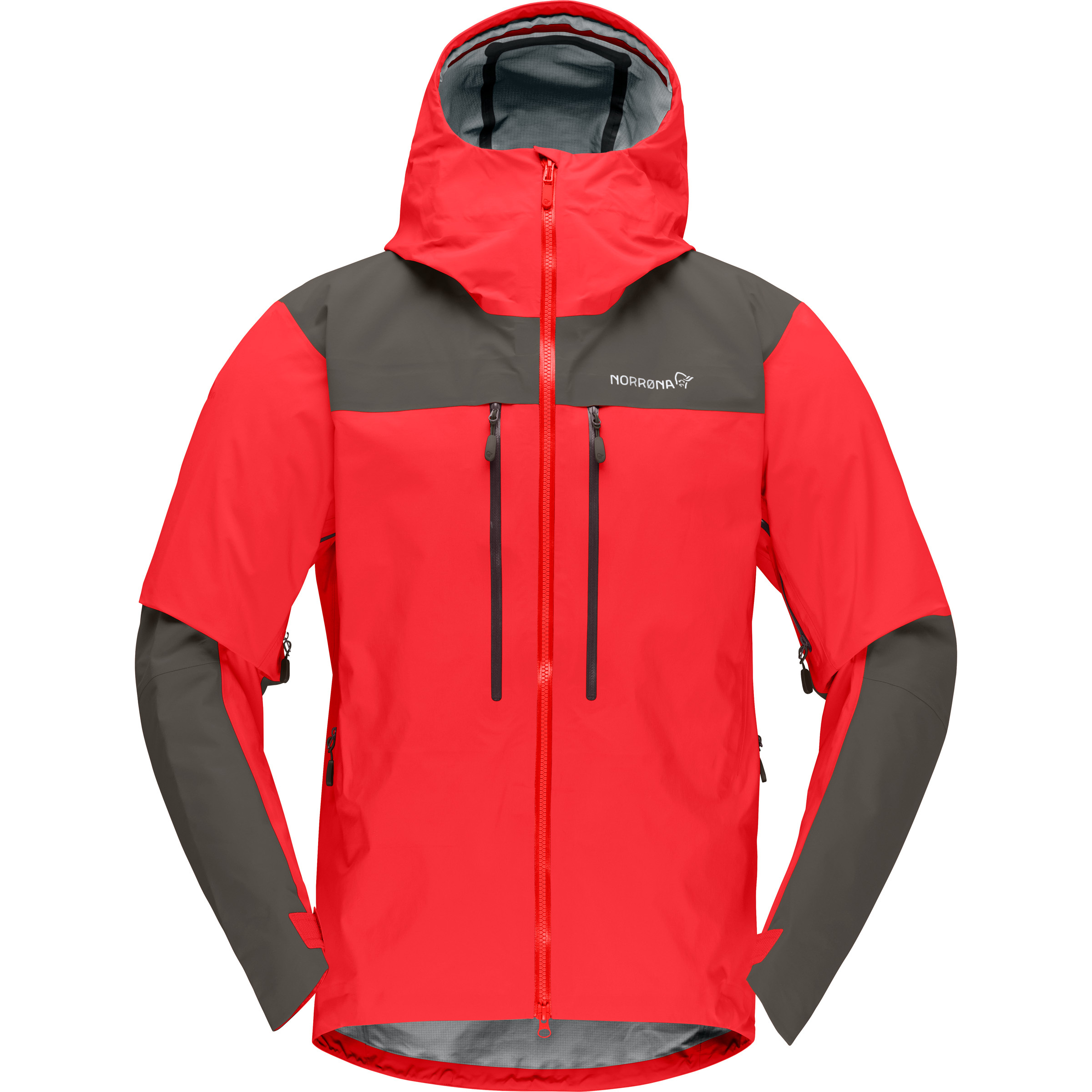 Norrona Trollveggen GTX Pro Light Herren Regenjacke rot Größe L Bergsteigen | Eisklettern | Hochtour Wasserdicht Wasserabweisend