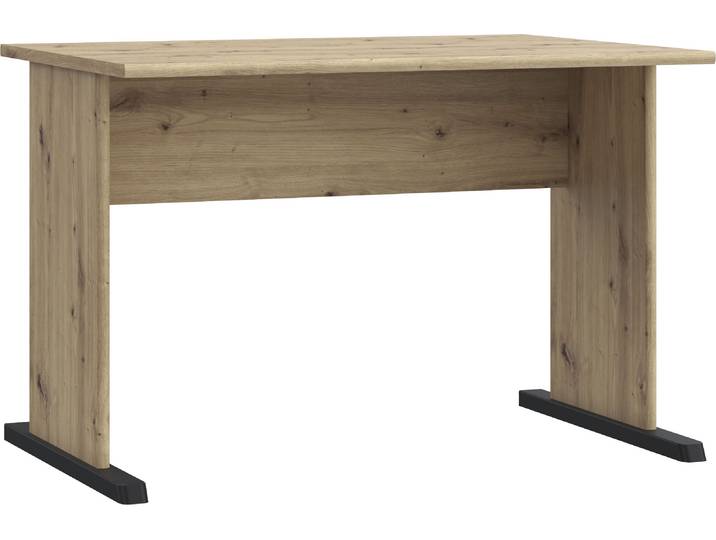 Schreibtisch FORTE Tempra , braun (artisan eiche), B:108cm H:72cm T:72cm, Tische, Schreibtisch, Breite 108 cm