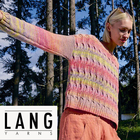 Strickanleitung – Pullover "Zinzi" aus Lang Yarns Illusion