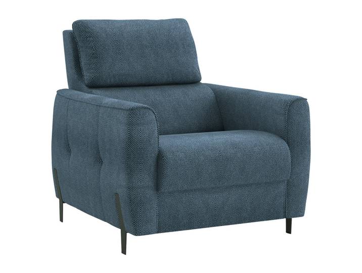 Stylife Sessel, Dunkelblau, Metall, 89x91x101 cm, Stoffauswahl, Wohnzimmer, Sessel, Sonstige Sessel