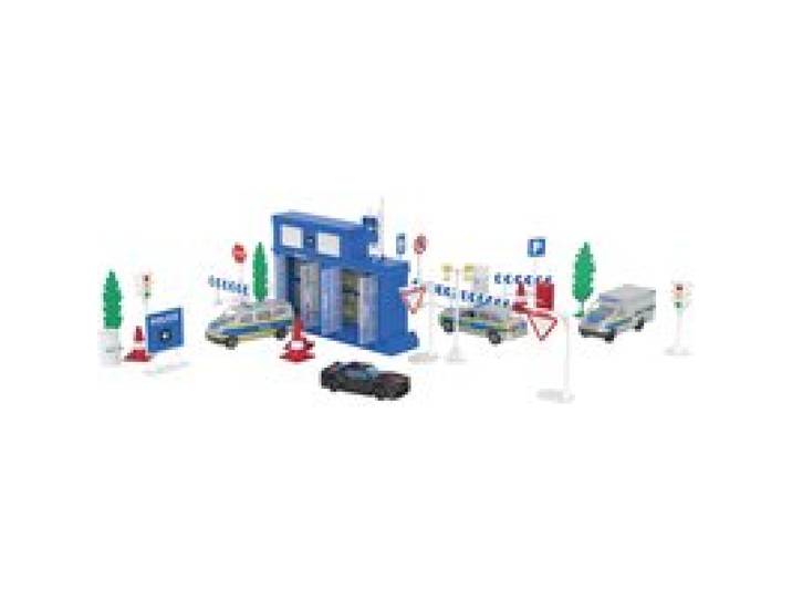 PLAYTIVE Set de jeu cast racers (poste de police)