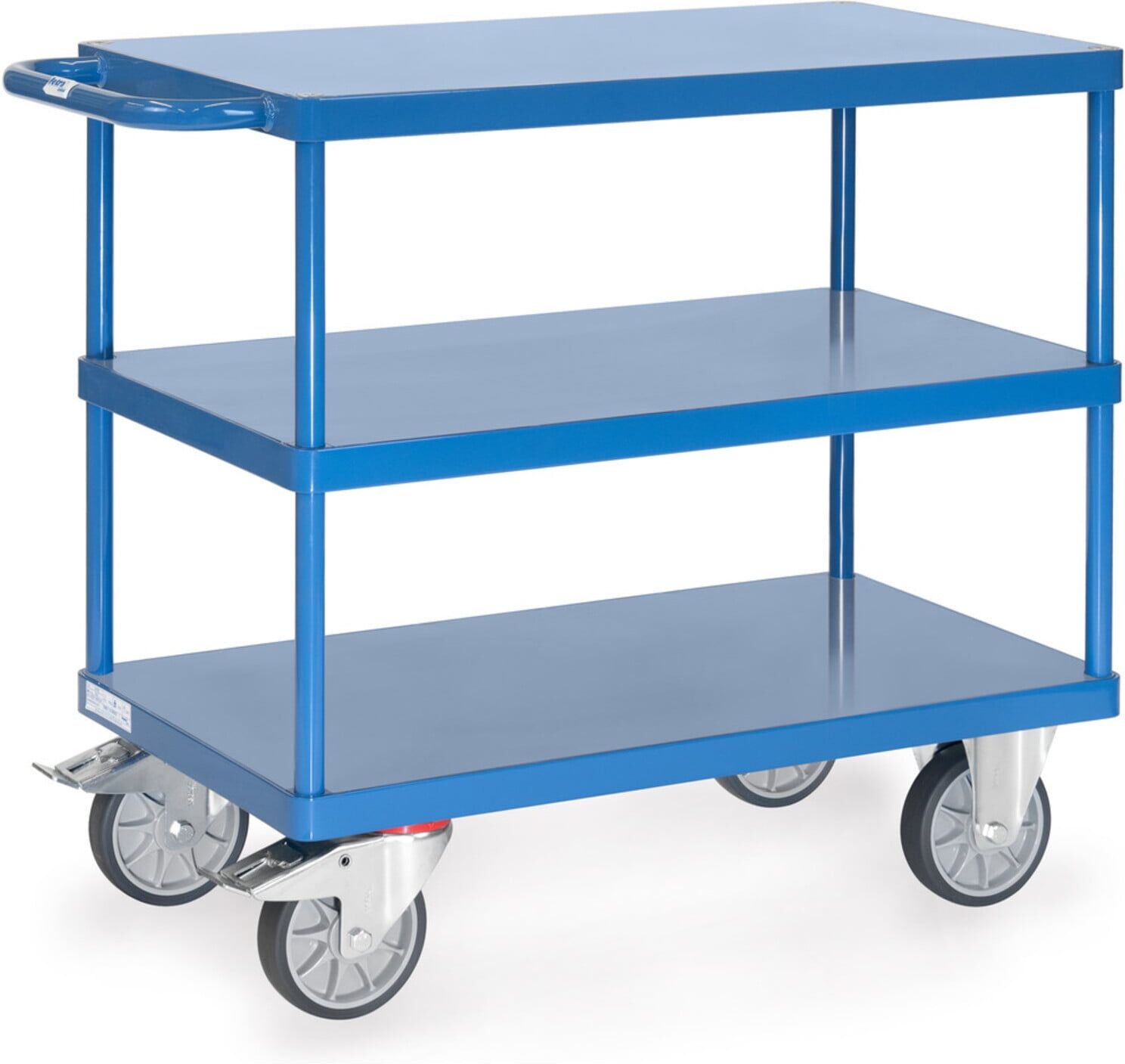 Fetra Tischwagen 2420B - Stahlblech-Plattformen bündig)