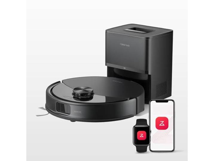 roborock Q10VF Robot Aspirador Fregasuelos Con Autovaciado Negro