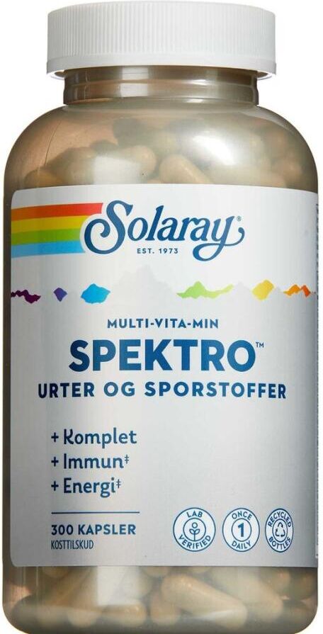 Solaray Spektro Multi-vitamin Kosttilskud 300 stk