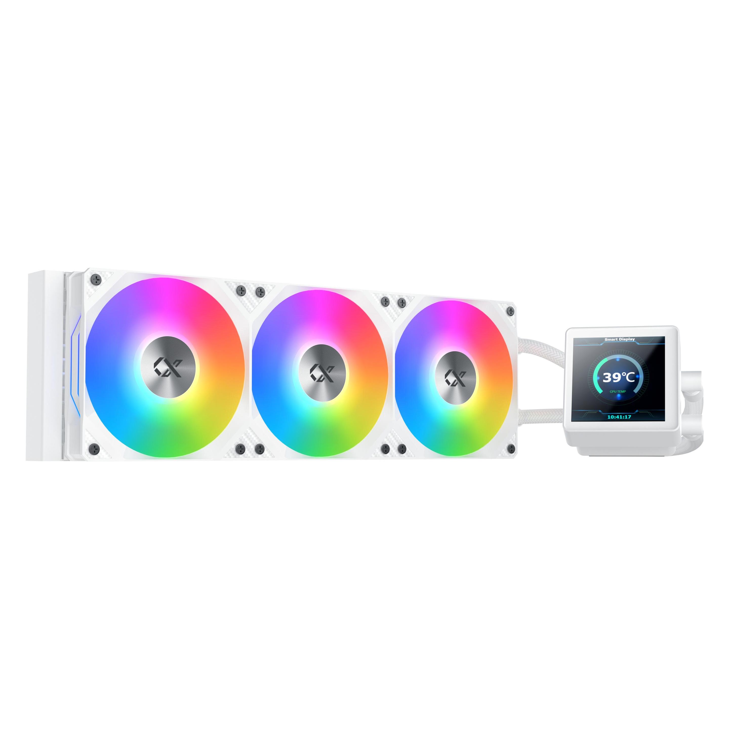 Xigmatek Kit Watercooling AIO Connect RGB - 240mm (Blanc) (EN45264)