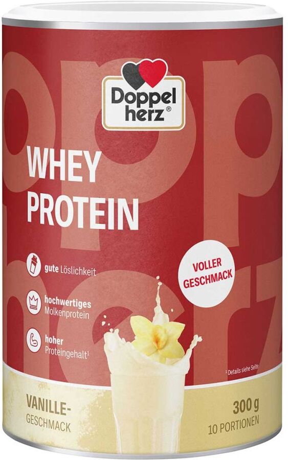 Doppelherz Whey Protein Vanille-Geschmack Pulver 300g