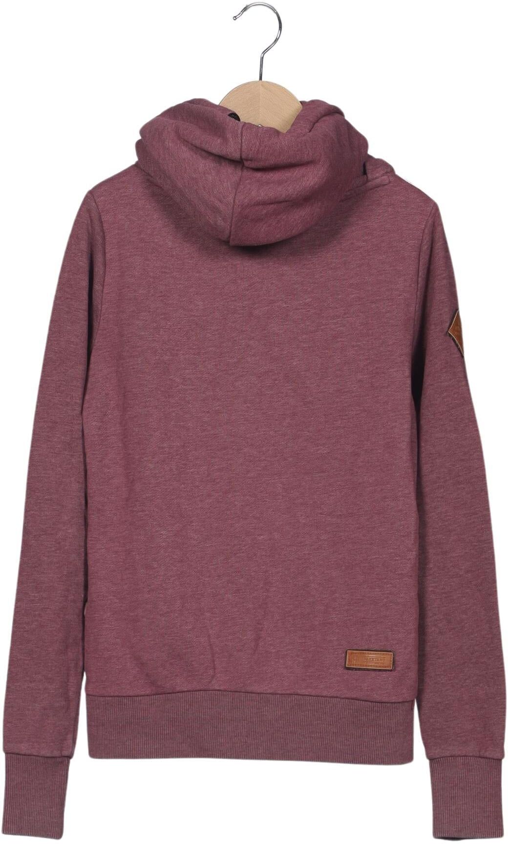 Naketano Damen Kapuzenpullover, Bordeaux, Gr. XS, Baumwolle / Synthetik - Second Hand