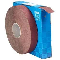 PFERD TOOLS Korund Schleifbandrolle Gewebe SBR Breite 40mm für universelle Anwendung - 45016106