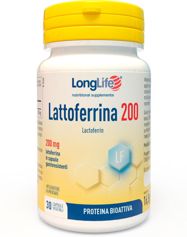LONGLIFE Srl LongLife, Lattoferrina 200, 30 Capsule