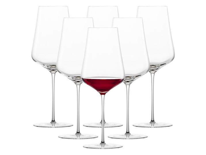Zwiesel Glas Bordeaux Rotweingläser Duo transparent 729 ml 6er Set, Transparent, Glas, Gläser, Weingläser