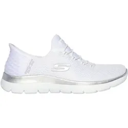 SKECHERS Damen Slipper SUMMITS-DIAMOND DREAM, Größe 36,5 in Weiß Weiß