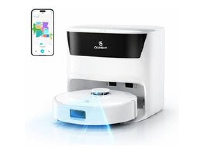 V3 Robot Aspirateur Laveur 8000Pa Lidar Serpillières Auto-Nettoyantes Relevables Séchage Air Chaud Brosses Anti-Enchevêtrement Poils
