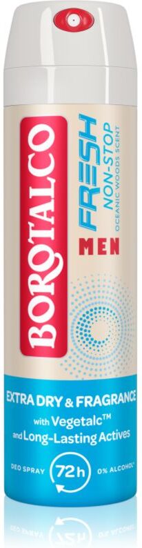 Borotalco Non-Stop Fresh MEN déodorant en spray pour homme parfums Oceanic Woods 150 ml