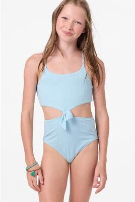 O'Neill s Shorebreak Rib Knot Front One-Piece in Stratosphere, Size 7, Elastane/Polyester