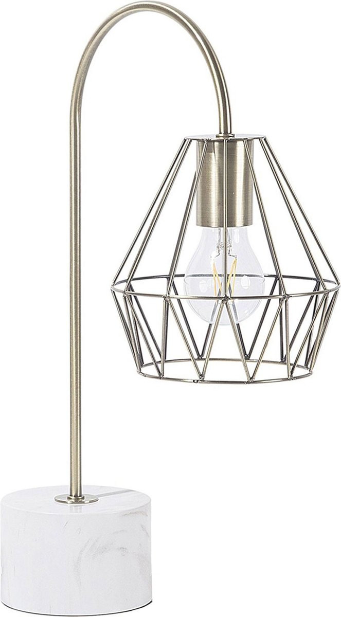 Beliani Mooni M Tafellamp - Messing - Modern Diamantontwerp