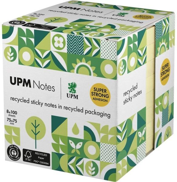 Upm Notes   75x75 Mm   Pastel Gul