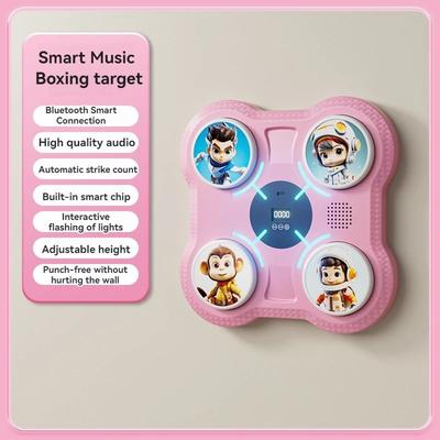 Music Interactive Boxing Target Training Machine pink