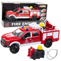 Feuerwehrauto Löschwasser Lichtgeräusche Weiß Rot 1:12