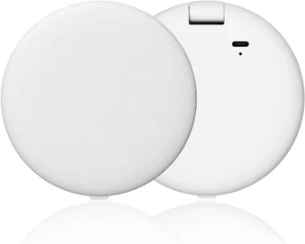 Inspire Essentials Smart UV Sunscreen Makeup Mirror With LED Light And Sunscreen Detection white