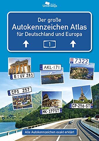 Manfred Klemann - AUTOKENNZEICHEN ATLAS für Deutschland und Europa: Alle Autokennzeichen exakt erklärt - Preis vom 18.10.2026 15:28:09 h