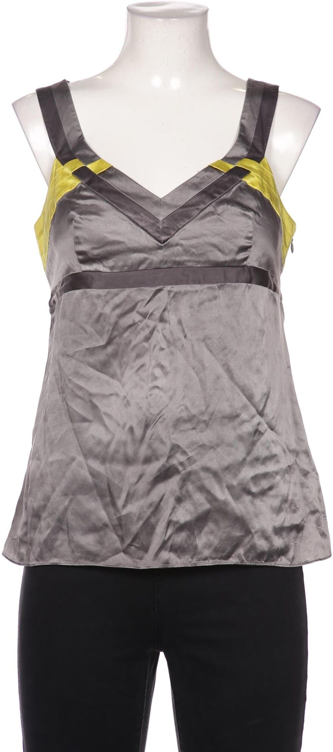 TED Baker Damen Bluse, Grau, Gr. EU 40 (Ted Baker 3), Seide - Second Hand