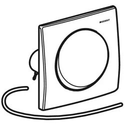 Geberit Mambo Betätigungsplatte 241164001 edelstahl, pneumatisch