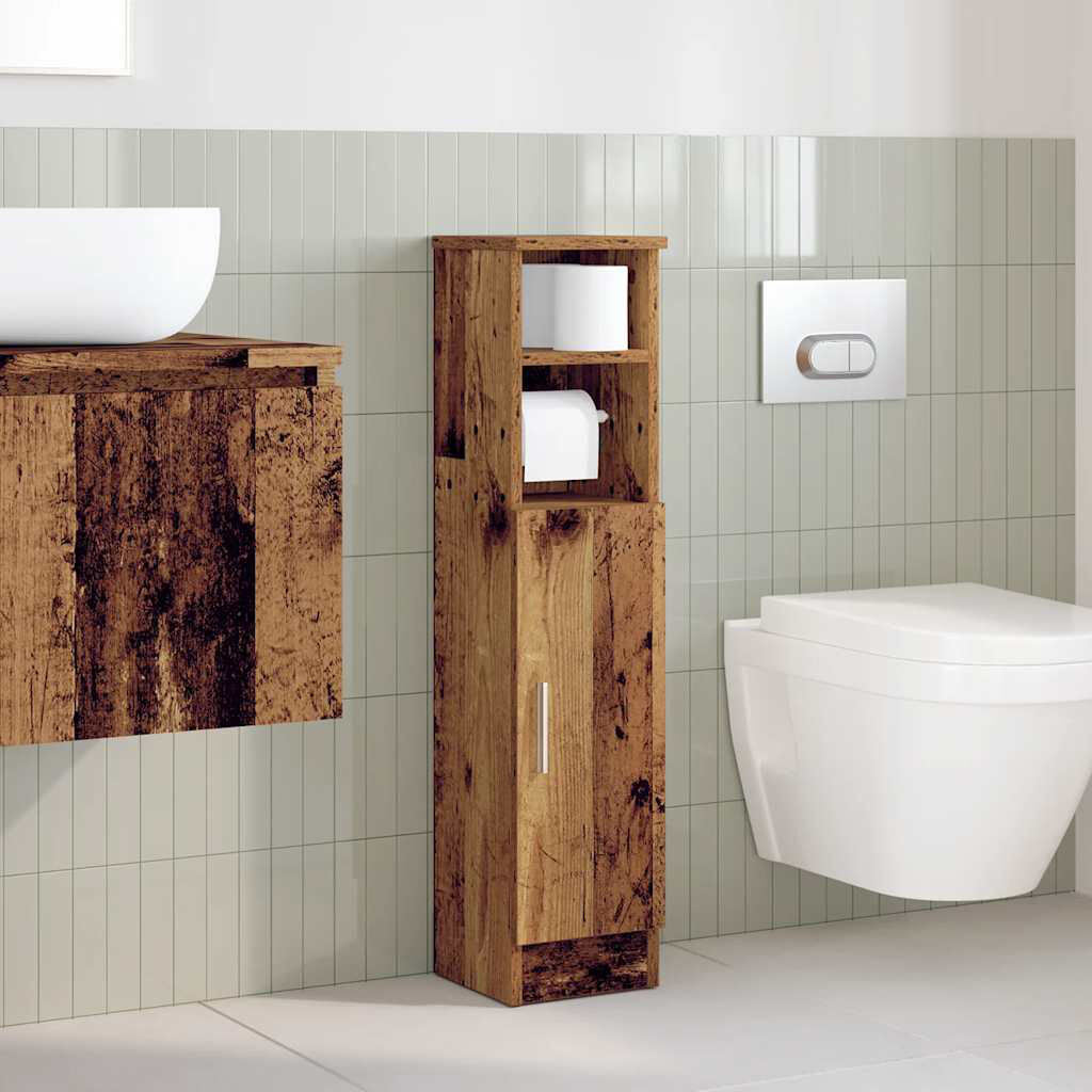 vidaXL Bathroom Furniture Suite Old Wood