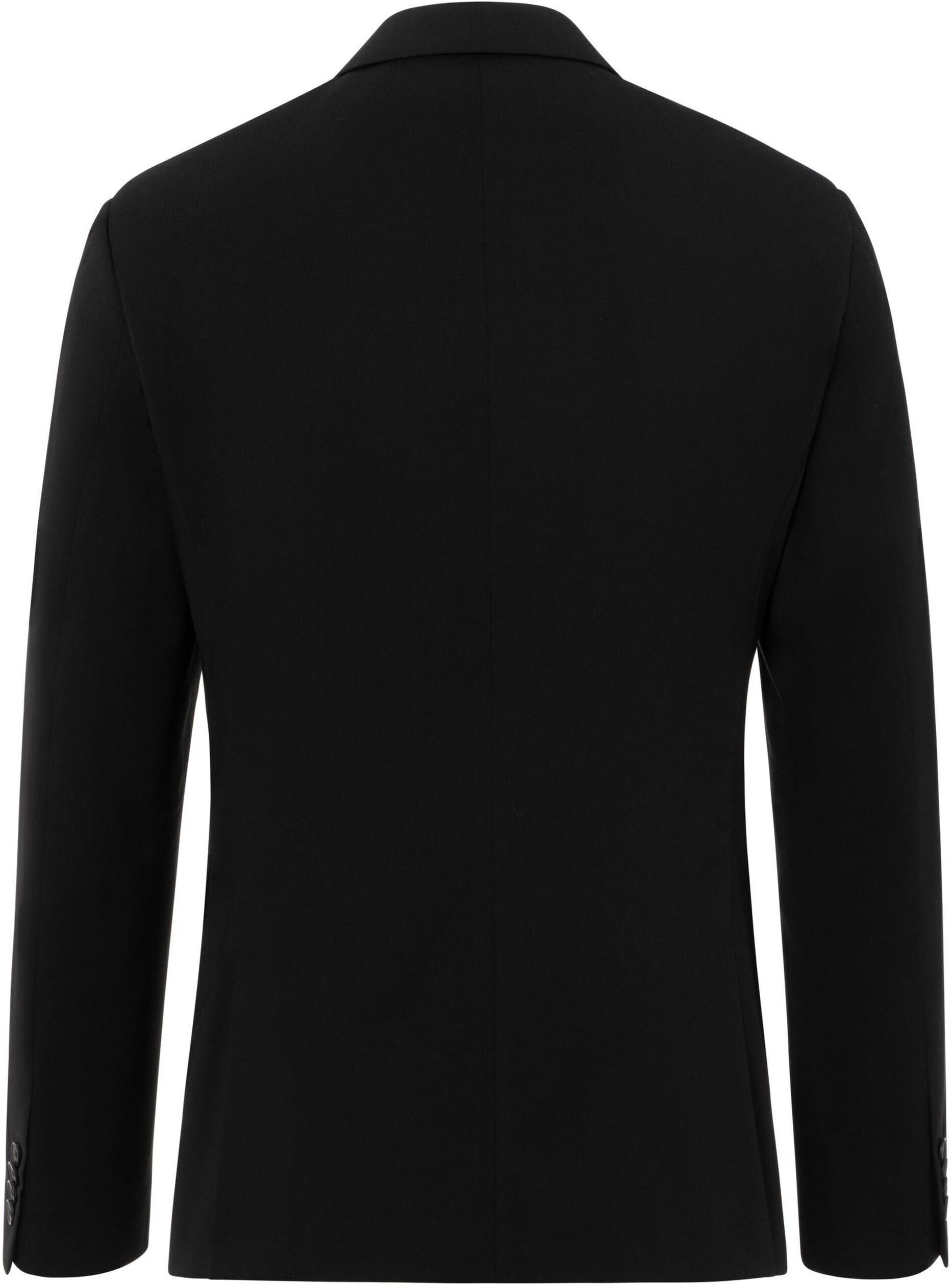 Anzug THOMAS GOODWIN "Anzug", Herren, Gr. 50, Normalgrößen, schwarz, 80% Polyester, 20% Viskose, unifarben, slim fit, Anzüge, Abiball, im Slim-Fit, 10103-0-20039