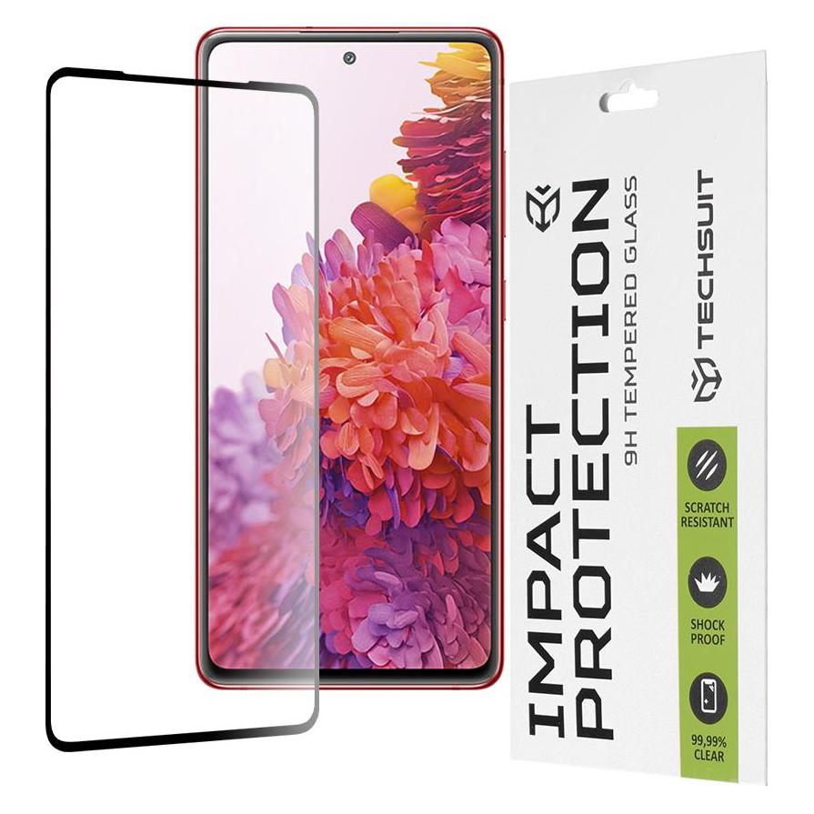 Techsuit - 111D Full Cover / Full Glue Glass - Samsung Galaxy S20 FE 4G / S20 FE 5G - Black (Samsung Galaxy S20 FE 5G) (56338556)