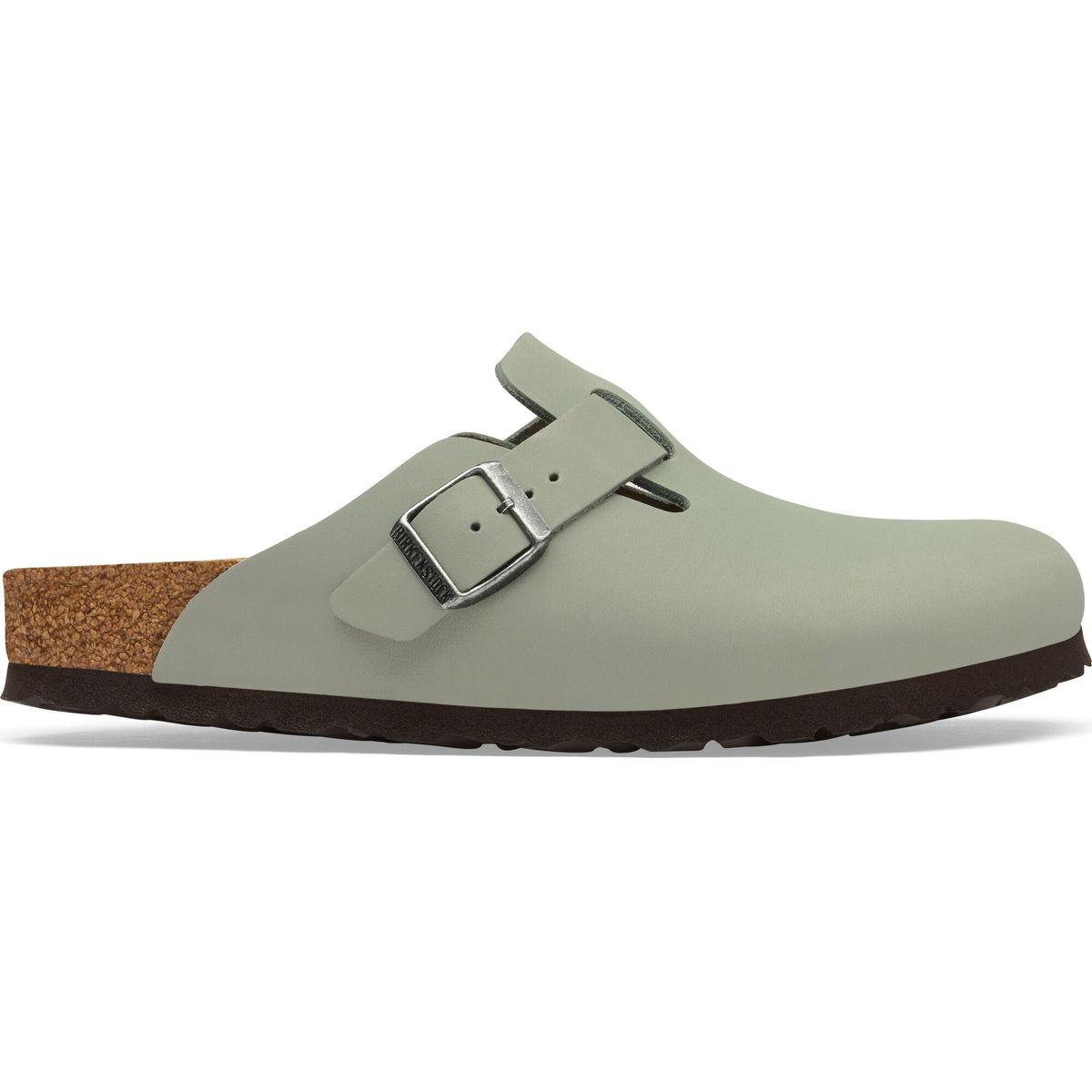 Birkenstock Boston Natural Leather, Oiled pure sage (300) Schmal 43 1032794-300-43