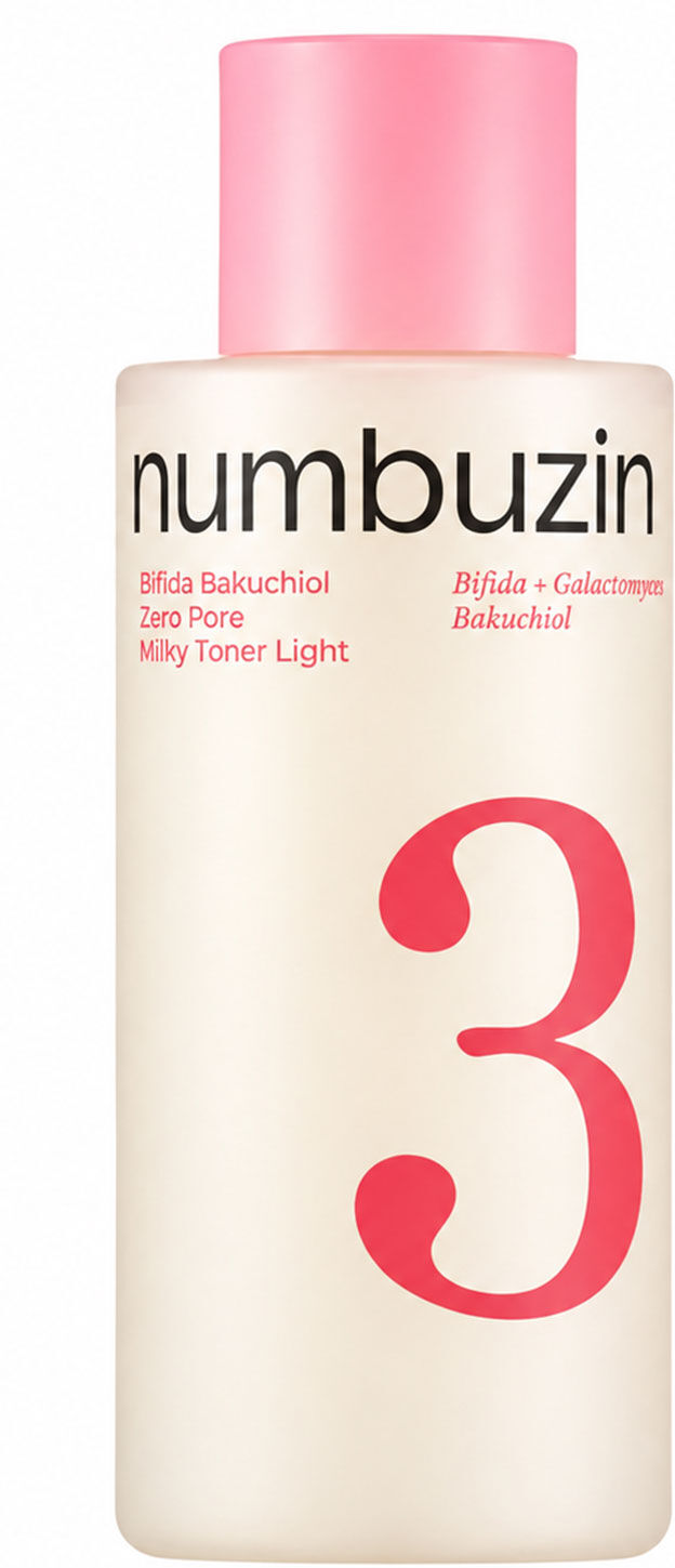 NUMBUZIN No.3 Bifida Bakuchiol 50 Zero Pore Milky Toner 200ml