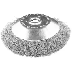 Graphite, Schleifmittel, Drahtbürste für Freischneider 200 x 25,4 mm, weiche, gewellte Drähte