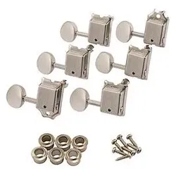 Fender Roadworn Guitar Machine Heads 6l (Instrumenten Ersatzteile), Zubehör Instrumente, Silber