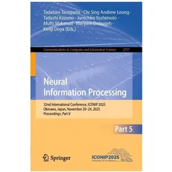Neural Information Processing, Fachbücher