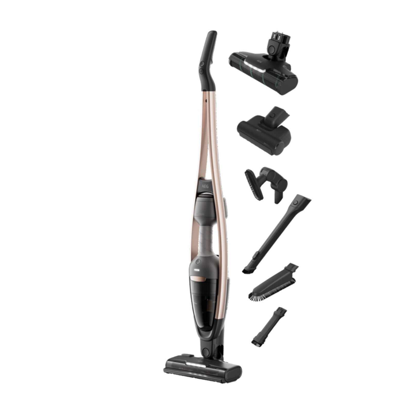 AEG CLEAN 6000 draadloze stofzuiger met accu, Donkergrijs AS62A25UOT, Grijs