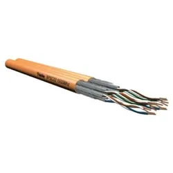 Elmat Schlagheck Datenkabel Cat7A 1500MHz B2ca 2x4P22 S/FTP LSHF-FR orange RG100m