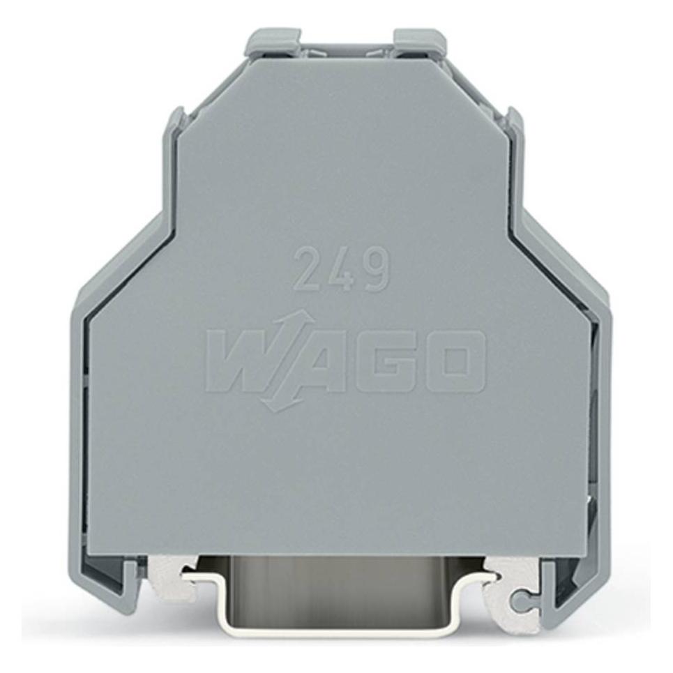 Wago 10 Stück Endklammer schraubenlos 249-197 / 651446 (249-197)