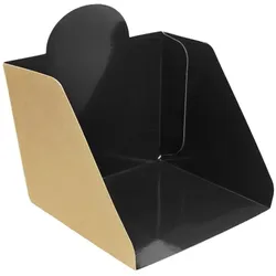 Greenuso MONOUSO - Pappspatel für Hamburger 12x12x10cm (600 Stück)