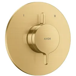 hansgrohe AXOR One Mischer 48415250 Unterputz für 2 Funktionen, brushed gold optic
