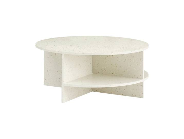 Muuto - Halves Couchtisch, off-white terrazzo