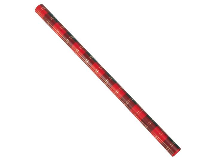 Weihnachts-Geschenkpapier, rot, grün und goldfarben, L200